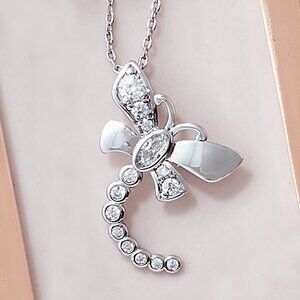 Dragonfly Necklace, Charmed Aroma Nature Necklace Collection